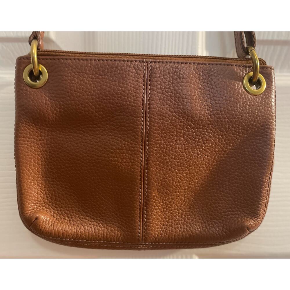Fossil Karli Crossbody Cognac/Brown 100% Leather - Picture 4 of 7
